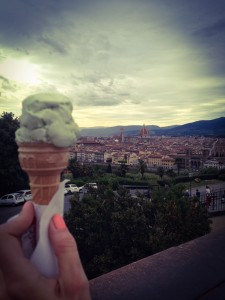 Gelato and a good view, what more could you want!?